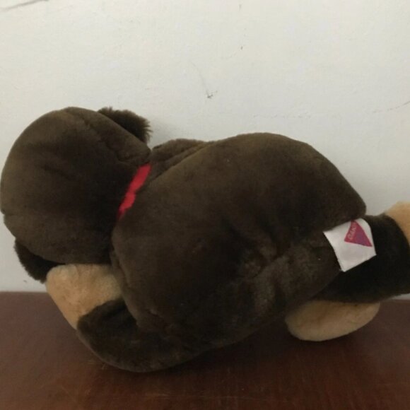 Vintage 1988 Dakin Chimp Monkey Ape I'M BANANAS ABOUT YOU Valentine's Plush 10" - Picture 3 of 5